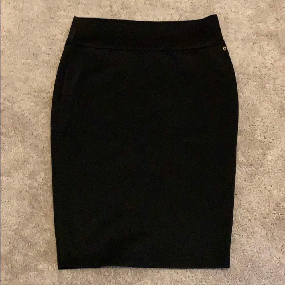 Black pencil skirt